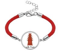 South Korea The Red Brick Tower Lucky Red String Bracelet Rope Bracelet Handmade