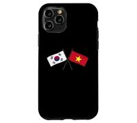 South Korea Vietnam Crossed Flags South Korean Vietnamese Case for iPhone 11 Pro