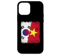 South Korea Vietnam Half Flag South Korean Vietnamese Jersey Case for iPhone 12 mini