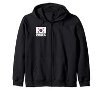 South Korean Flag of Korea Zip Hoodie