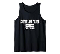 South Lake Tahoe California Nevada Tank Top