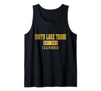 South Lake Tahoe California Nevada Tank Top