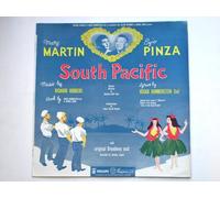 South Pacific LP Philips BBL7157 EX/EX 1950s Broadway cast, with Mary Martin, Ezio Pinza