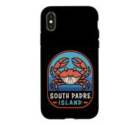 South Padre Island Texas Crab Beach Travel Case for iPhone X/XS