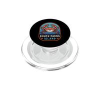 South Padre Island Texas Crab Beach Travel PopSockets PopGrip for MagSafe