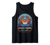 South Padre Island Texas Crab Beach Travel Tank Top