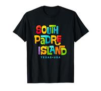 South Padre Island Texas Mid-Century Design T-Shirt