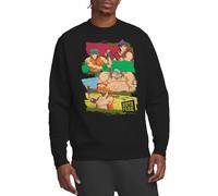 South Park Anime Crew Sweatshirt, Black, Small
