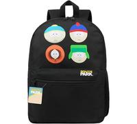 South Park Backpack for Boys Teens Travel Rucksack Gym Mens Work Bag Stan Kenny Eric Daypack for University School Funny Gifts (Black)