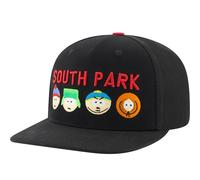 South Park Baseball Cap, Stan Kyle Kenny Cartman Adjustable Snapback Hat with Flat Brim, Multi, One Size, Multi, One Size