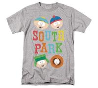 South Park Best Buds Unisex T Shirt, Athletic Heather, X-Large