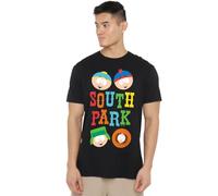 South Park Best Buds Unisex T Shirt, Athletic Heather, XXX-Large Charcoal