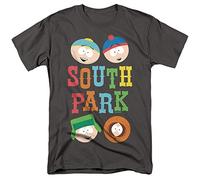 South Park Best Buds Unisex T Shirt, Charcoal, Large