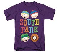 South Park Best Buds Unisex T Shirt, Purple, Large