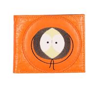 South Park Bi-Fold Wallet Allover Embossed Embroidered Kenny Face Design Billfold