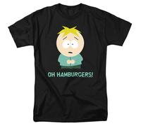 South Park Butters Oh Hamburgers Unisex T Shirt, Black, XXXXX-Large