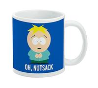 South Park Butters Oh Nutsack Ceramic Coffee Mug, Novelty Gift Mugs for Coffee, Tea and Hot Drinks, 11oz, White