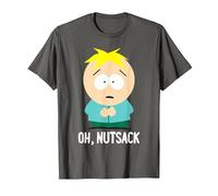 South Park Butters Oh Nutsack T-Shirt, Men, Asphalt Grey, Large