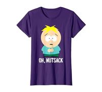 South Park Butters Oh Nutsack T-Shirt, Women, Purple, XX-Large