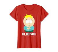 South Park Butters Oh Nutsack T-Shirt, Women, Red, 3X-Large