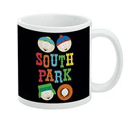 South Park Characters Logo Ceramic Coffee Mug, Novelty Gift Mugs for Coffee, Tea and Hot Drinks, 11oz, White