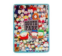 South Park Characters Raschel Throw Blanket | Soft Polyester Cover for Sofa, Bed | 45 x 60 Inches