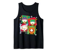 South Park Christmas Eric Stan Kyle & Kenny Festive Costumes Tank Top