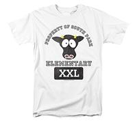 South Park Cows Unisex T Shirt, White, Medium