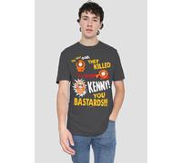 South Park Dead Kenny-Adult Heather, Black in Charcoal | Size: XL South Park Charcoal XL