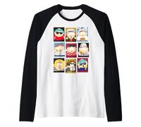 South Park Eric Cartman Mash Up Variants Screw Authority Lol Raglan Baseball Tee