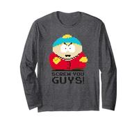 South Park Eric Cartman Retro Screw Comic Pose Artwork Style Long Sleeve T-Shirt