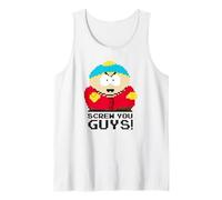 South Park Eric Cartman Retro Screw Comic Pose Artwork Style Tank Top