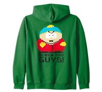South Park Eric Cartman Retro Screw Comic Pose Artwork Style Zip Hoodie