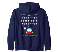 South Park Eric Pixel Alien Invaders Game Over Retro Artwork Zip Hoodie