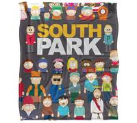 South Park Full Cast Silky Touch Super Soft Throw Blanket 152 X 127 cm, White