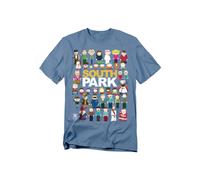 South Park Full Cast T-Shirt, Carolina Blue | Size: 2XL South Park Blue 2XL
