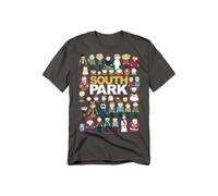 South Park Full Cast T-Shirt, Charcoal | Size: Small South Park Charcoal S