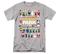 South Park Full Cast Unisex T Shirt, Athletic Heather, X-Large
