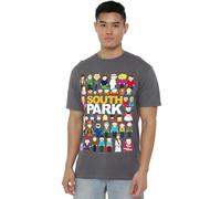 South Park Full Cast Unisex T Shirt, Red, Small
