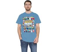 South Park Full Cast Unisex T Shirt, Red, X-Large