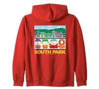 South Park Group Town Zip Hoodie