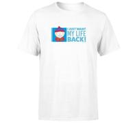 South Park I Just Want My Life Back Men's T-Shirt - White | Size: Medium South Park White M