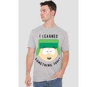 South Park I Learned Something Today T-Shirt, Athletic Heather in Light Grey | Size: 4XL South Park Light Grey 4XL