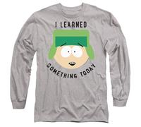 South Park I Learned Something Today Unisex Long Sleeve T Shirt, Athletic Heather, Large