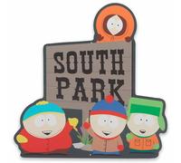 South Park Iconic Metal Sign - Large South Park Wall Decor Featuring Eric, Kenny, Kyle and Stan