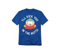 South Park Kick You In The Nuts T-Shirt, Royal | Size: 4XL South Park Royal 4XL