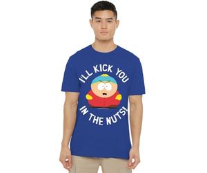 South Park Kick You in The Nuts Unisex T Shirt, Royal Blue, Small