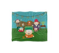 South Park Kyle Hanukkah Silky Touch Super Soft Throw Blanket 152 X 127 cm in White South Park White 152 X 127 cm