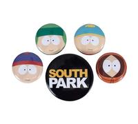 South Park Logo Badge Set (Pack of 5) (One Size) (Multicoloured)