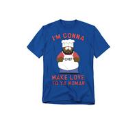 South Park Make Love T-Shirt, Royal in Blue | Size: 4XL South Park Blue 4XL